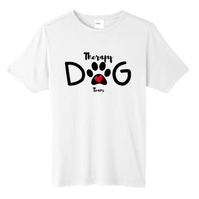 Therapy Dog Team Trending Design Tall Fusion ChromaSoft Performance T-Shirt