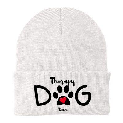 Therapy Dog Team Trending Design Knit Cap Winter Beanie