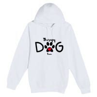 Therapy Dog Team Trending Design Premium Pullover Hoodie