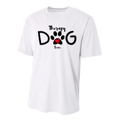 Therapy Dog Team Trending Design Performance Sprint T-Shirt