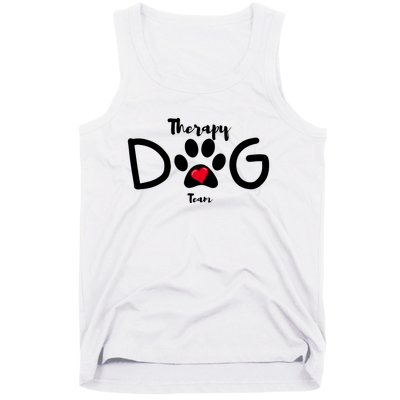 Therapy Dog Team Trending Design Tank Top