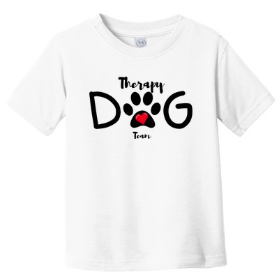 Therapy Dog Team Trending Design Toddler T-Shirt