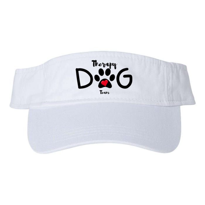 Therapy Dog Team Trending Design Valucap Bio-Washed Visor