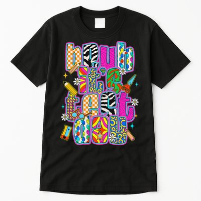 Test Day Teacher Motivation Rock The Test Bruh Its Test Day Tall T-Shirt