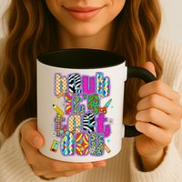 Test Day Teacher Motivation Rock The Test Bruh Its Test Day Mug
