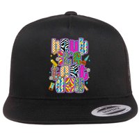 Test Day Teacher Motivation Rock The Test Bruh Its Test Day Flat Bill Trucker Hat