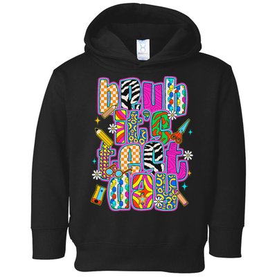 Test Day Teacher Motivation Rock The Test Bruh Its Test Day Toddler Hoodie