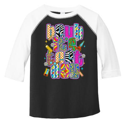 Test Day Teacher Motivation Rock The Test Bruh Its Test Day Toddler Fine Jersey T-Shirt