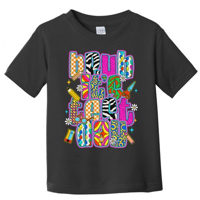 Test Day Teacher Motivation Rock The Test Bruh Its Test Day Toddler T-Shirt