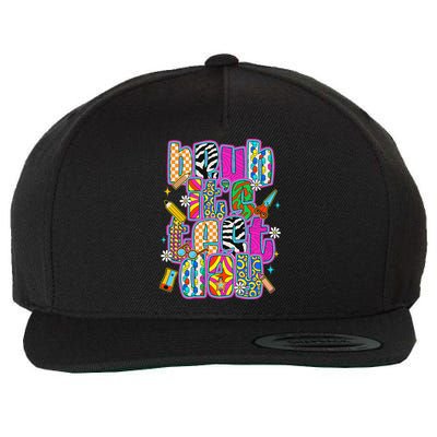 Test Day Teacher Motivation Rock The Test Bruh Its Test Day Wool Snapback Cap