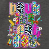 Test Day Teacher Motivation Rock The Test Bruh Its Test Day Vector Backpack