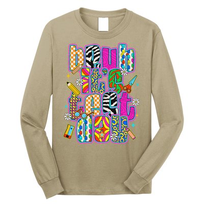 Test Day Teacher Motivation Rock The Test Bruh Its Test Day Long Sleeve Shirt