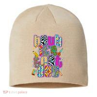 Test Day Teacher Motivation Rock The Test Bruh Its Test Day Sustainable Beanie