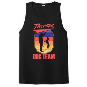 Therapy Dog Team For A Pettrainer Dog Trainer Great Gift PosiCharge Competitor Tank