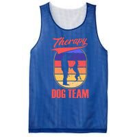 Therapy Dog Team For A Pettrainer Dog Trainer Great Gift Mesh Reversible Basketball Jersey Tank