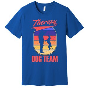 Therapy Dog Team For A Pettrainer Dog Trainer Great Gift Premium T-Shirt