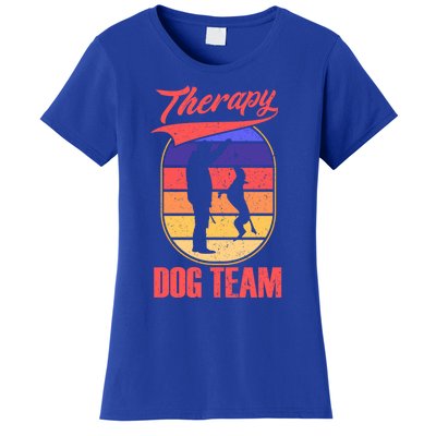 Therapy Dog Team For A Pettrainer Dog Trainer Great Gift Women's T-Shirt