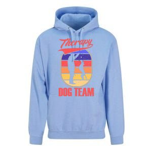 Therapy Dog Team For A Pettrainer Dog Trainer Great Gift Unisex Surf Hoodie