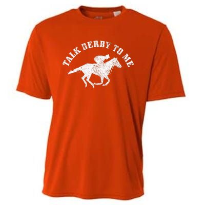 Talk Derby To Me Horse Racing Cooling Performance Crew T-Shirt