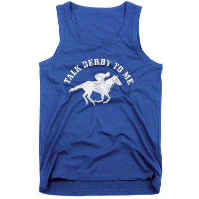 Talk Derby To Me Horse Racing Tank Top