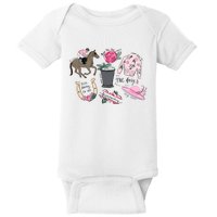 Talk Derby To Me Kentucky Horse Racing Baby Bodysuit