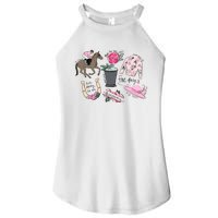 Talk Derby To Me Kentucky Horse Racing Women’s Perfect Tri Rocker Tank