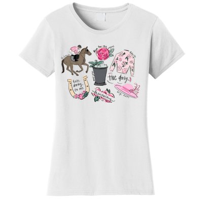 Talk Derby To Me Kentucky Horse Racing Women's T-Shirt