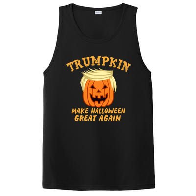 Trumpkin Donald Trump Halloween Make Halloween Great Again Gift PosiCharge Competitor Tank