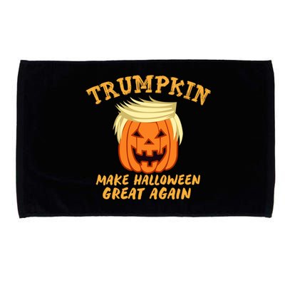 Trumpkin Donald Trump Halloween Make Halloween Great Again Gift Microfiber Hand Towel