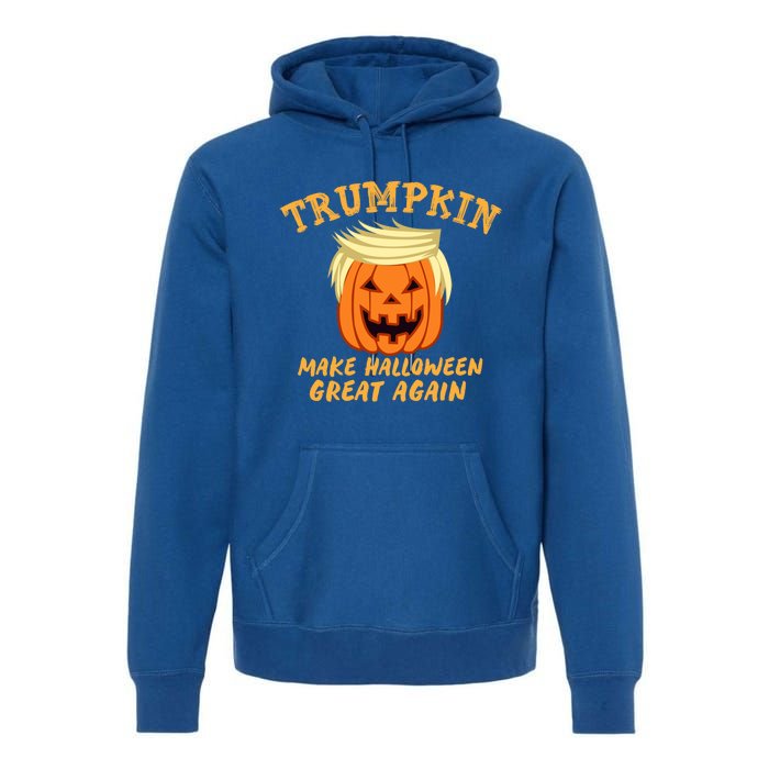 Trumpkin Donald Trump Halloween Make Halloween Great Again Gift Premium Hoodie