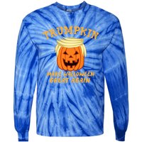 Trumpkin Donald Trump Halloween Make Halloween Great Again Gift Tie-Dye Long Sleeve Shirt