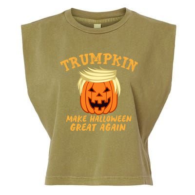 Trumpkin Donald Trump Halloween Make Halloween Great Again Gift Garment-Dyed Women's Muscle Tee