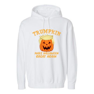 Trumpkin Donald Trump Halloween Make Halloween Great Again Gift Garment-Dyed Fleece Hoodie