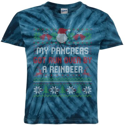 T1d Diabetic Type 1 Diabetes Awareness Christmas Kids Tie-Dye T-Shirt