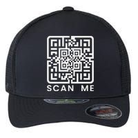 Trump Dance Troll Qr President Trump Dance Code Back Premium Flexfit Unipanel Trucker Cap