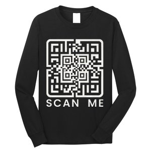 Trump Dance Troll Qr President Trump Dance Code Back Premium Long Sleeve Shirt