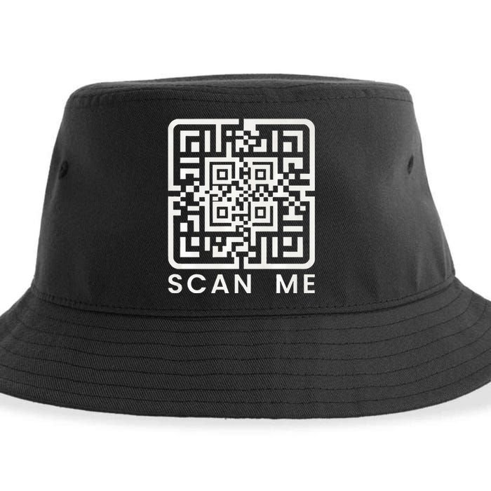 Trump Dance Troll Qr President Trump Dance Code Back Premium Sustainable Bucket Hat