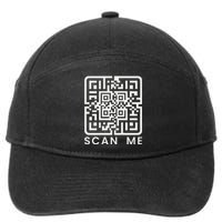 Trump Dance Troll Qr President Trump Dance Code Back Premium 7-Panel Snapback Hat