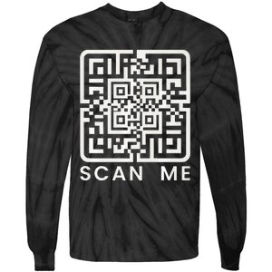 Trump Dance Troll Qr President Trump Dance Code Back Premium Tie-Dye Long Sleeve Shirt