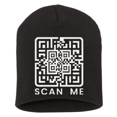 Trump Dance Troll Qr President Trump Dance Code Back Premium Short Acrylic Beanie