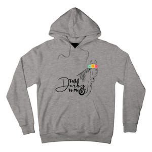 Talk Derby To Me Derby Horse Racing Funny Horse Racing Tall Hoodie