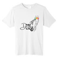 Talk Derby To Me Derby Horse Racing Funny Horse Racing Tall Fusion ChromaSoft Performance T-Shirt