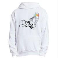 Talk Derby To Me Derby Horse Racing Funny Horse Racing Urban Pullover Hoodie