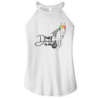 Talk Derby To Me Derby Horse Racing Funny Horse Racing Women's Perfect Tri Rocker Tank