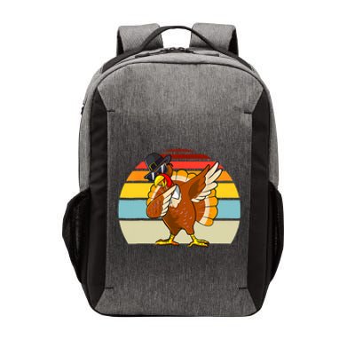 Turkey Day Thanksgiving Dabbing Pilgrim Vintage Retro Vector Backpack