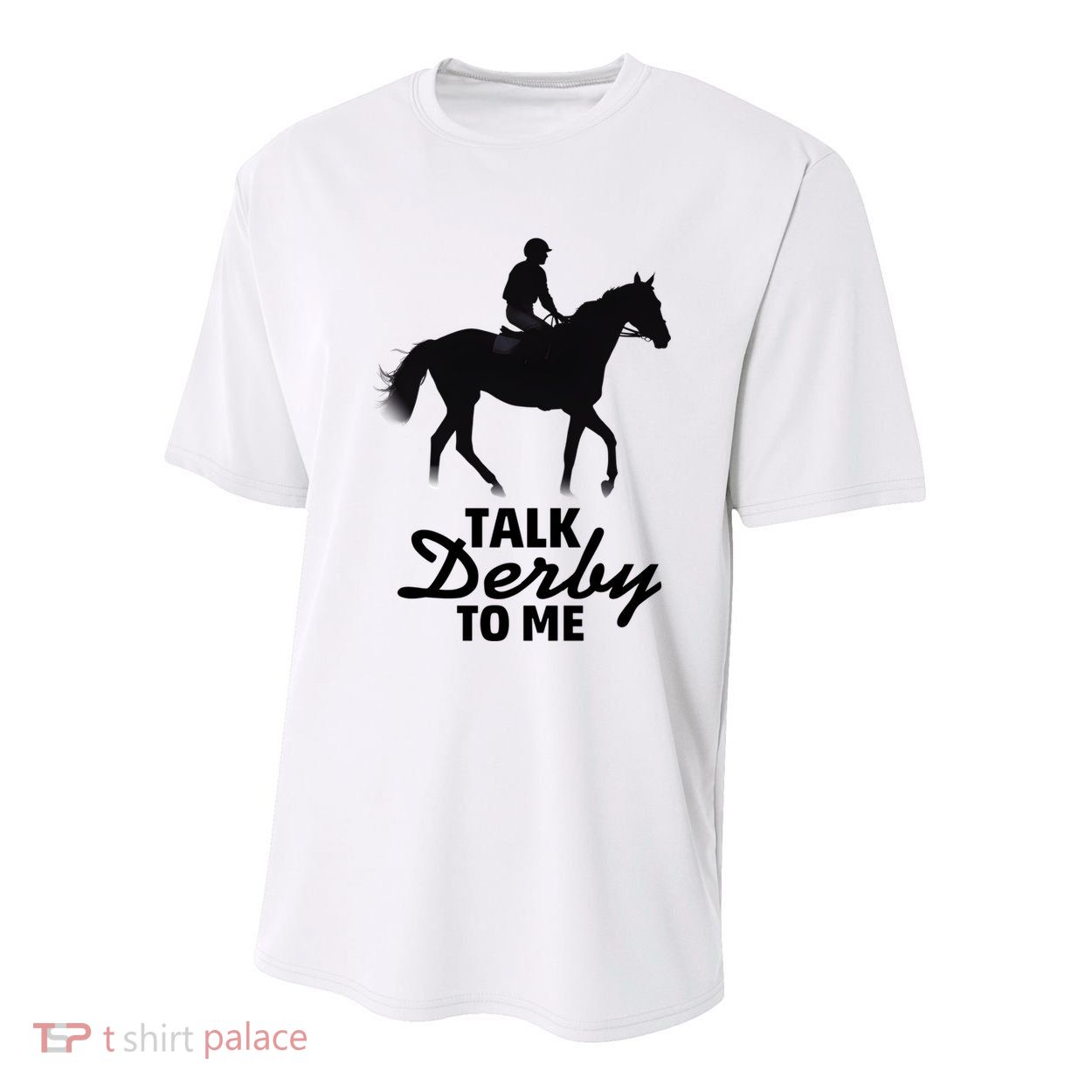 Talk Derby To Me Horse Racing Funny Derby Day Youth Performance Sprint T-Shirt