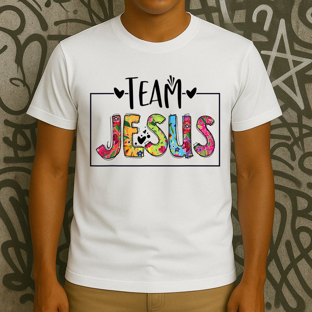 Tie Dye Team Jesus Cool Mom And Christian Thanksgiving T-Shirt