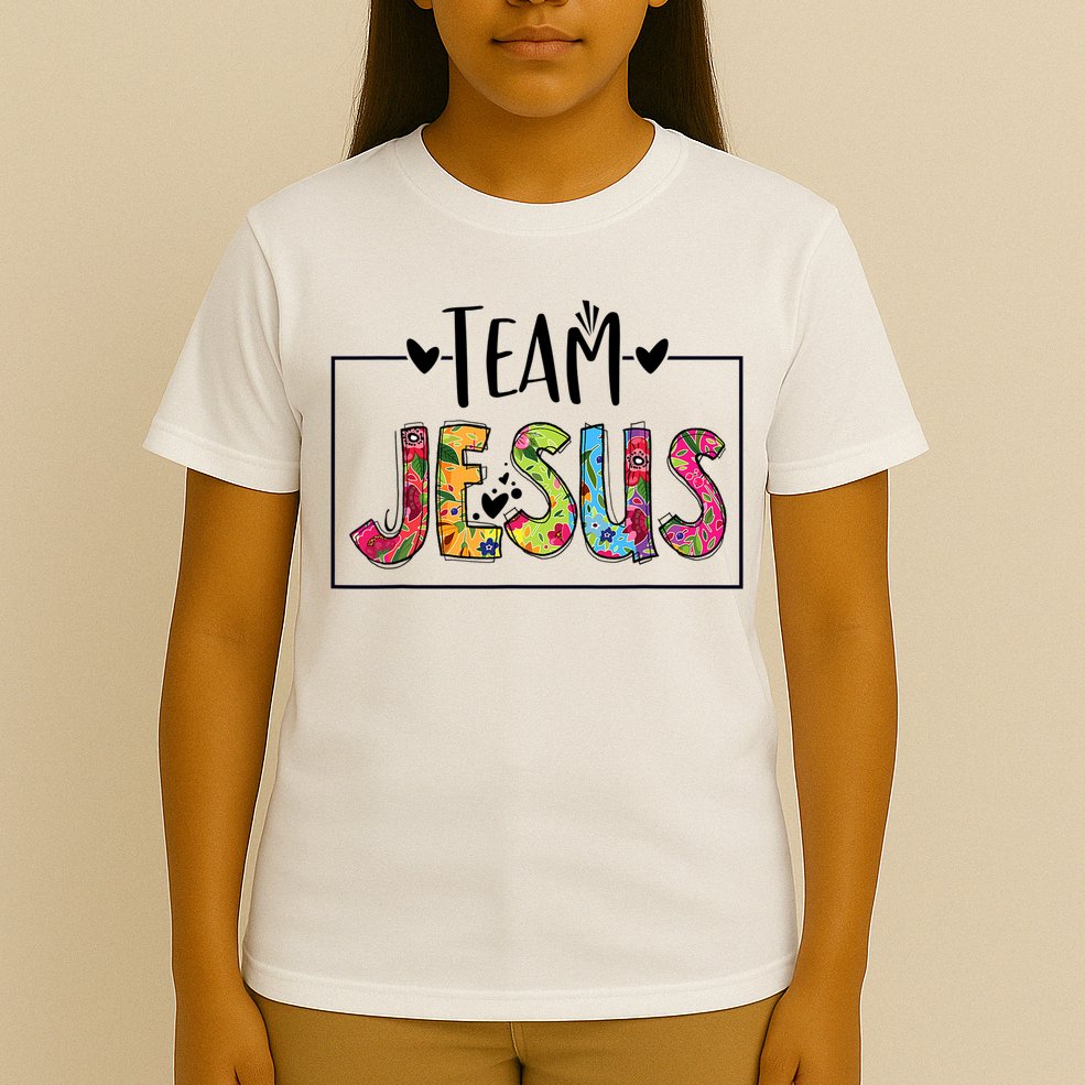 Tie Dye Team Jesus Cool Mom And Christian Thanksgiving T-Shirt