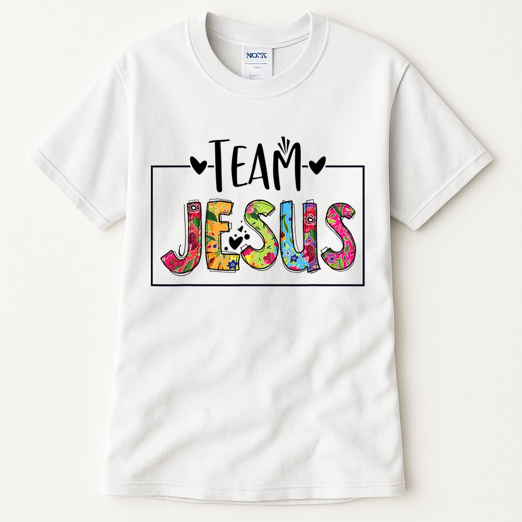 Tie Dye Team Jesus Cool Mom And Christian Thanksgiving Tall T-Shirt