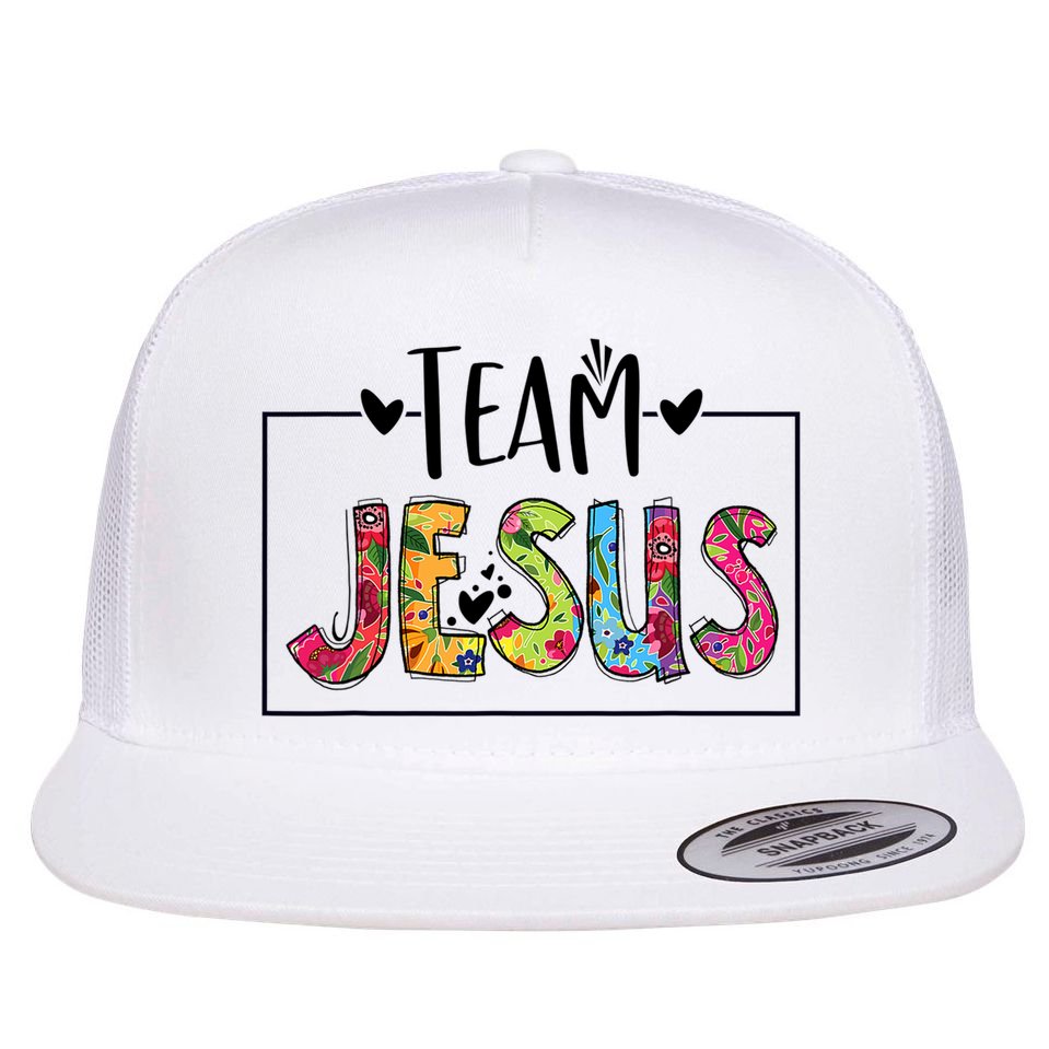 Tie Dye Team Jesus Cool Mom And Christian Thanksgiving Flat Bill Trucker Hat
